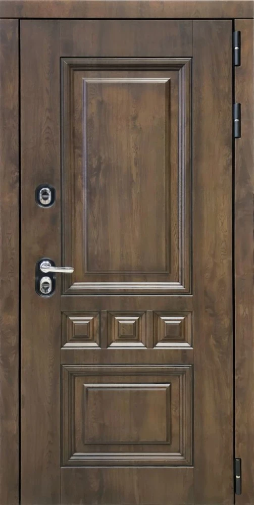 Входная дверь ДвериПРО Аура ФЛ-609 (L-52, 10мм, белый матовый) DPRO200214 внешняя сторона