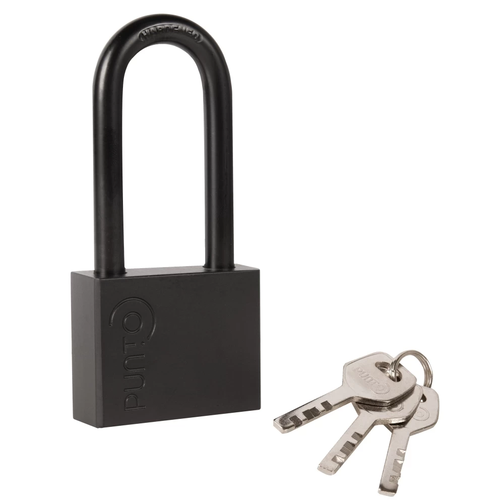 Фото Замок навесной PK-1550L 3 key диск.ключ  длиная дужка
