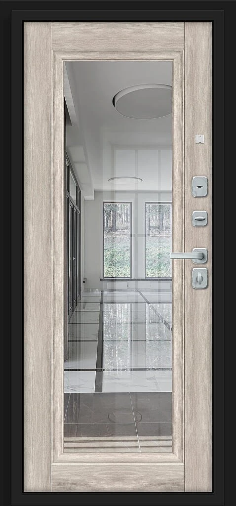 Входная дверь Форм/BChrome Almon/Cappuccino Melinga BR6172