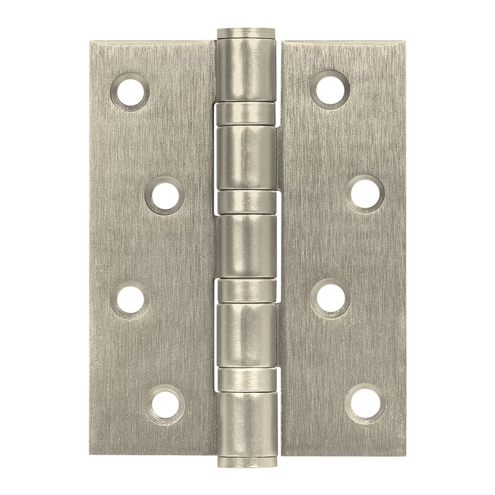 Фото Петля универсальная IN4500UC-BL SN 102x75x3 INOX304  матовый никель БЛИСТЕР