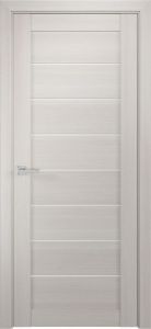 Межкомнатная дверь ЛУ-7 белёный дуб (стекло сатинат)