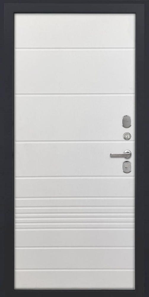 Входная дверь ДвериПРО L-45 ФЛ-700 (10мм, ясень белый) DPRO196540 внутренняя сторона