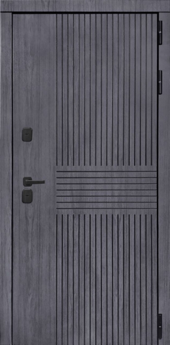 Входная дверь Берген ФЛ-707 (10мм, белый софт) внешняя сторона