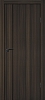 Межкомнатная дверь P-21 AL черный молдинг Эвкалипт африканский